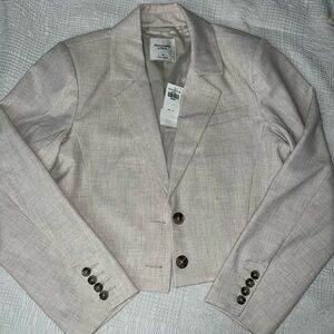 Abercrombie & Fitch Light Tan Blazer